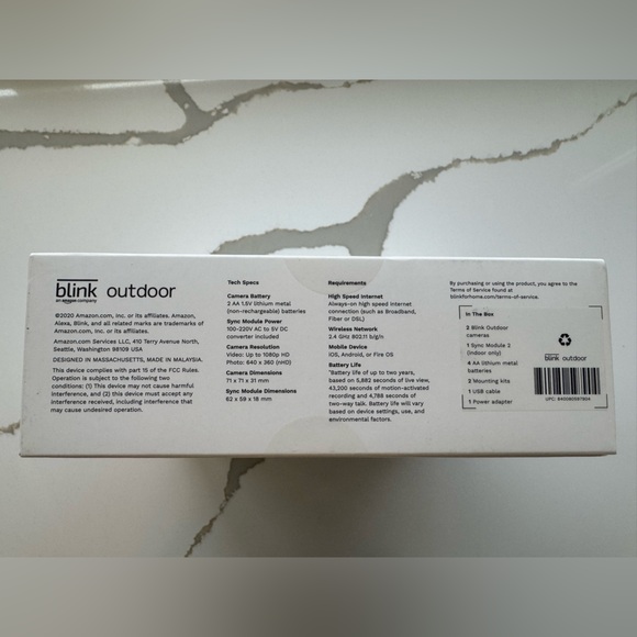 Blink Outdoor Wireless 2 camera system - Picture 4 of 4